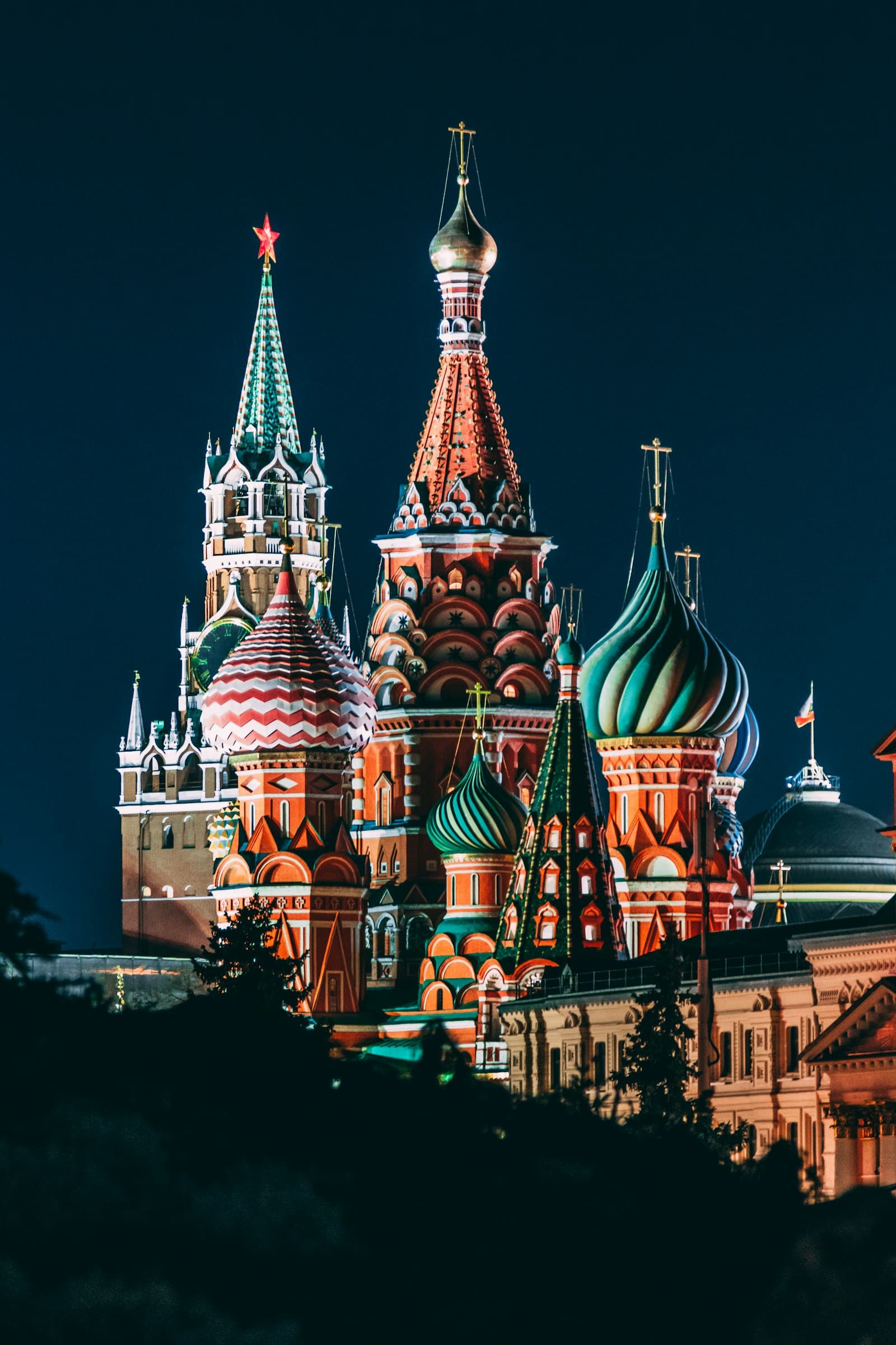 Saint Basil's Cathedral, Moscow, Russia — colourful onion-domed towers on Red Square